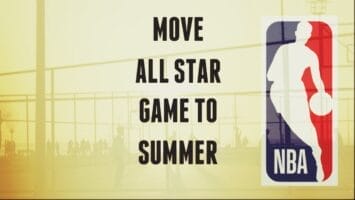 Thumbnail for NBA be fearless move all star game outside and to the summer