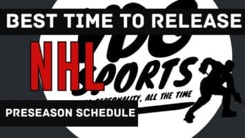 Thumbnail for NHL preseason schedule, best time to release