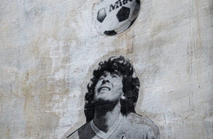Transfer window star on the wall dribbling a football