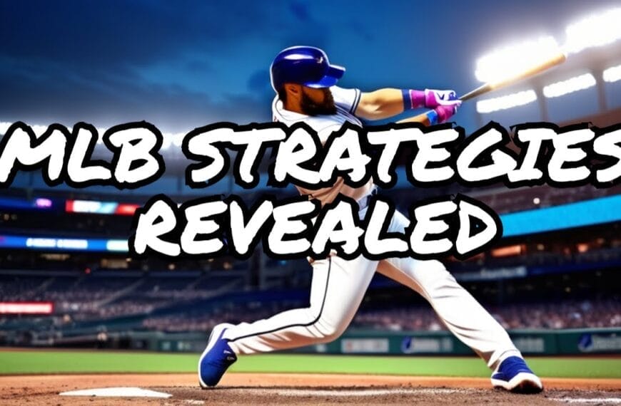 Discover the top MLB strategy that are revealed to enhance your game.