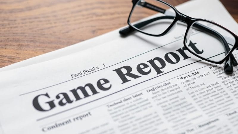 A newspaper with the headline